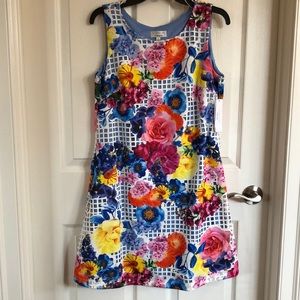 New flower print mini dress, never worn.